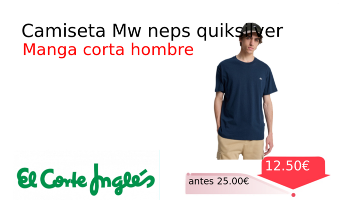Camiseta Mw neps quiksilver