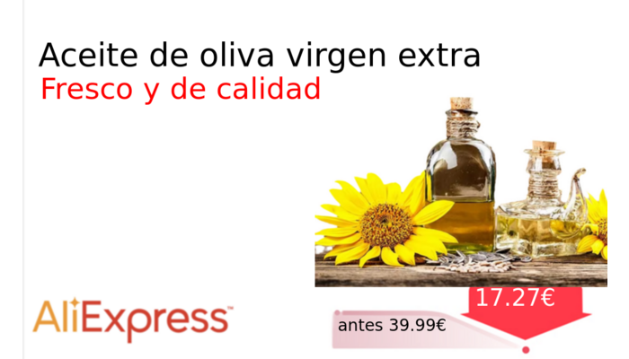 Aceite de oliva virgen extra