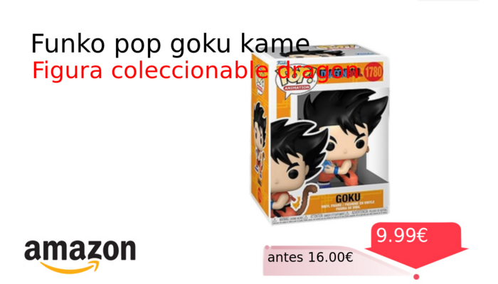 Funko pop goku kame