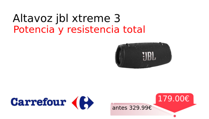 Altavoz jbl xtreme 3