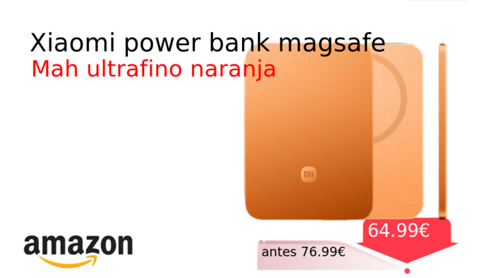 Xiaomi power bank magsafe