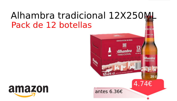 Alhambra tradicional 12X250ML