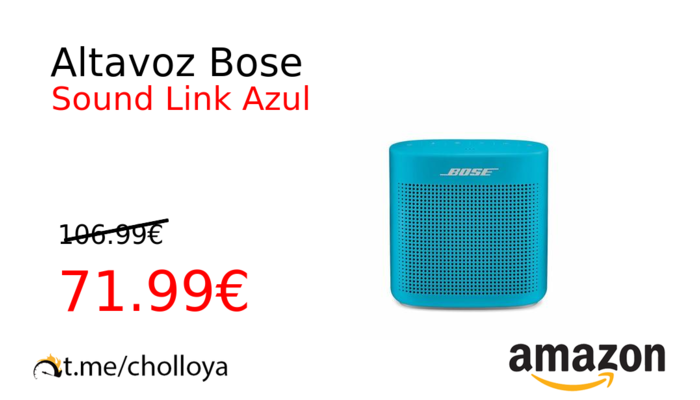 Altavoz Bose