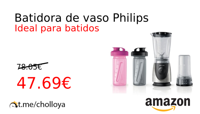 Batidora de vaso Philips