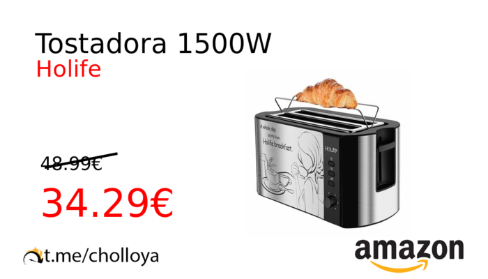 Tostadora 1500W