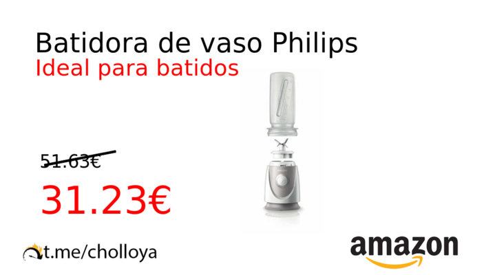 Batidora de vaso Philips