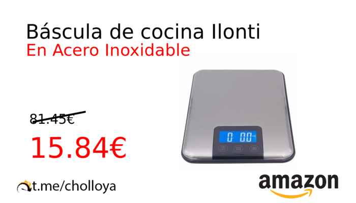 Báscula de cocina Ilonti