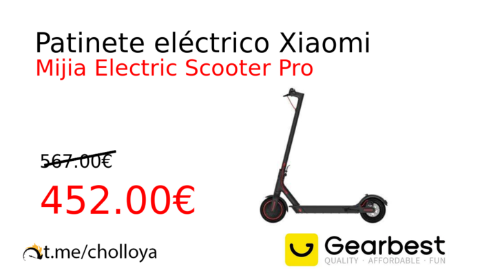 Patinete eléctrico Xiaomi