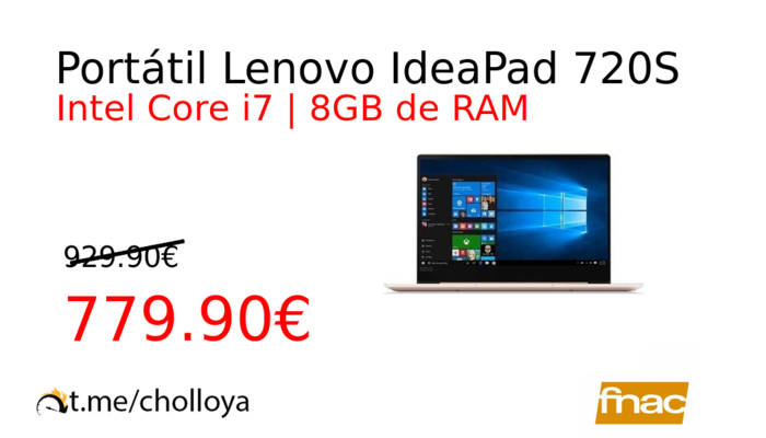 Portátil Lenovo IdeaPad 720S