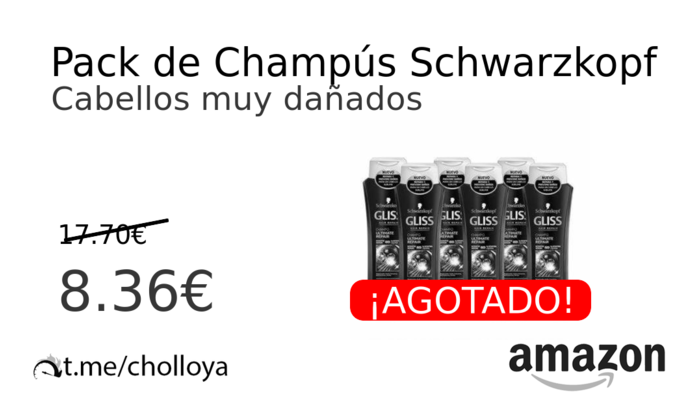 Pack de Champús Schwarzkopf