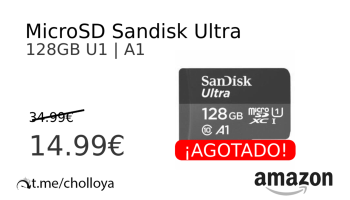 MicroSD Sandisk Ultra