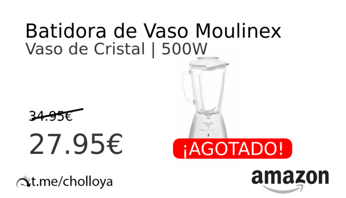 Batidora de Vaso Moulinex