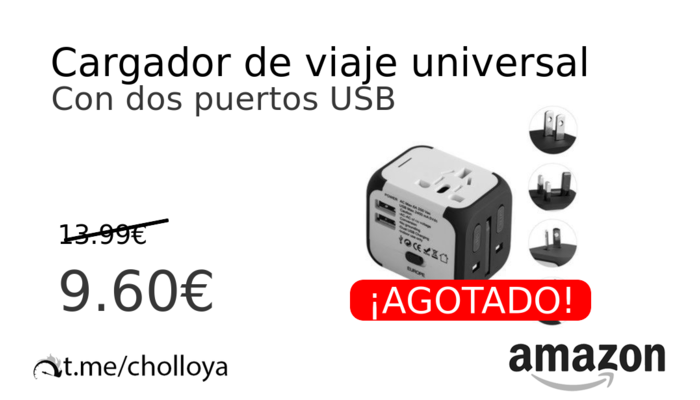 Cargador de viaje universal