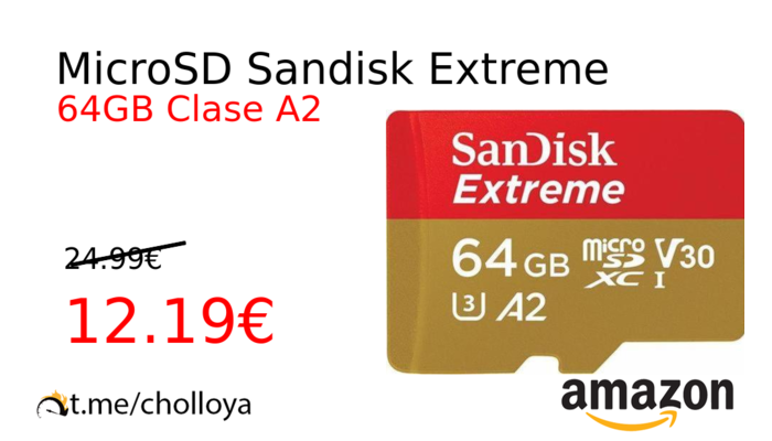 MicroSD Sandisk Extreme