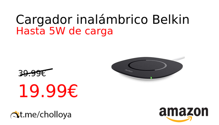 Cargador inalámbrico Belkin