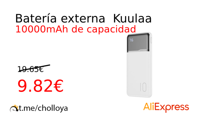 Batería externa  Kuulaa