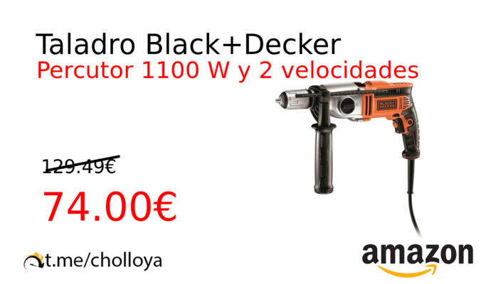 Taladro Black+Decker