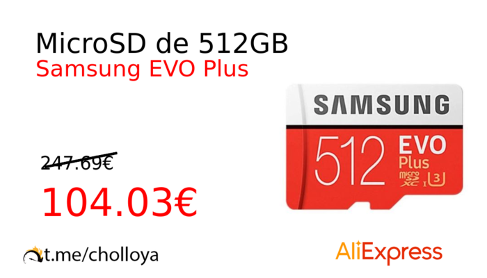 MicroSD de 512GB