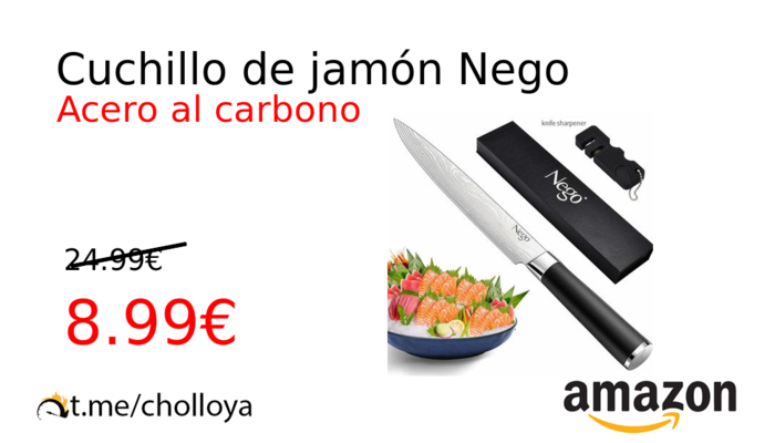 Cuchillo de jamón Nego