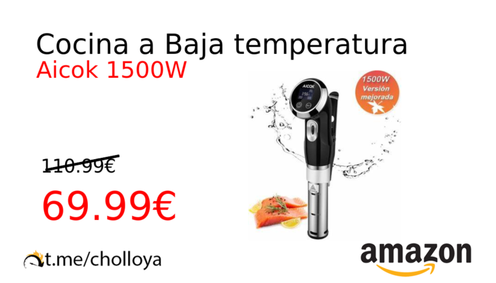 Cocina a Baja temperatura