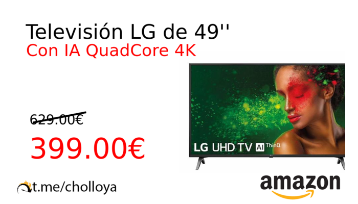 Televisión LG de 49''