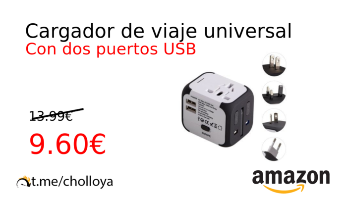 Cargador de viaje universal