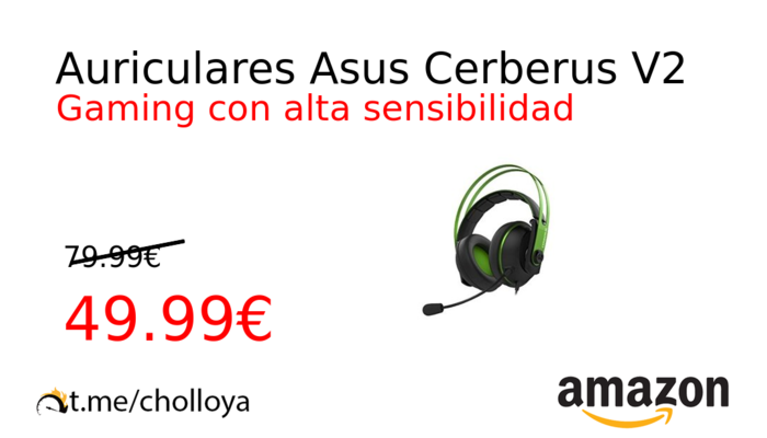 Auriculares Asus Cerberus V2