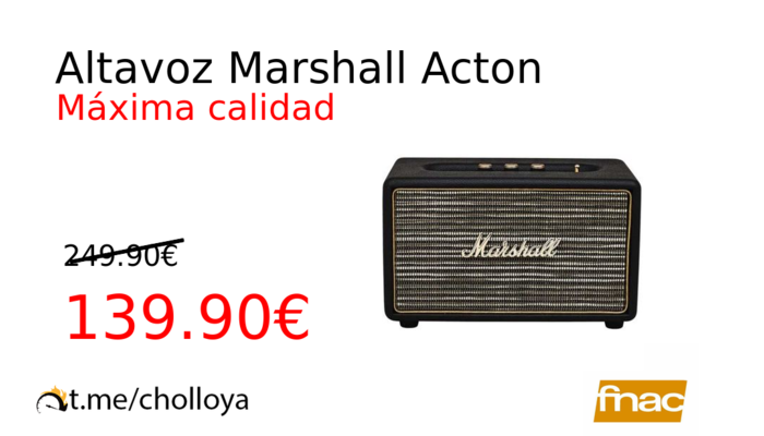 Altavoz Marshall Acton