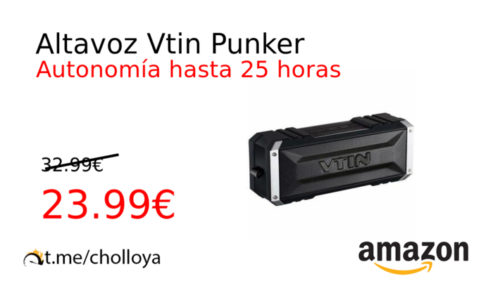 Altavoz Vtin Punker