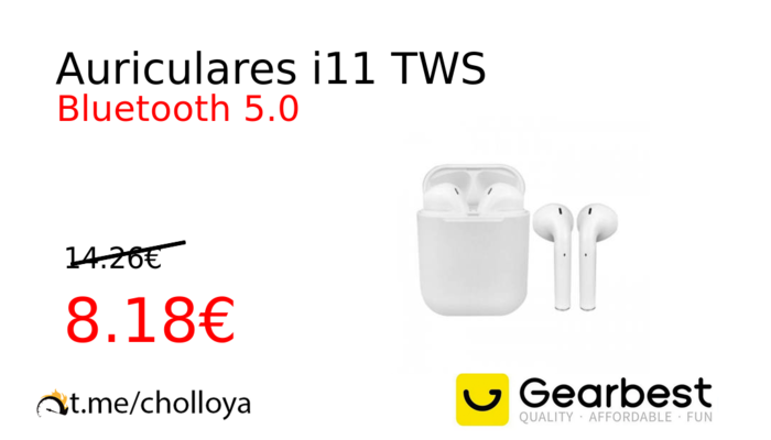 Auriculares i11 TWS