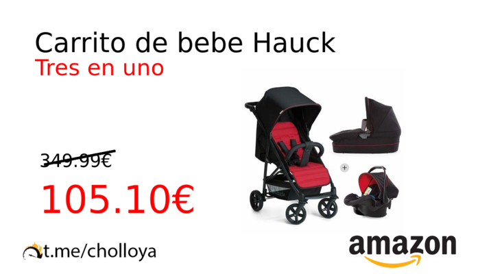 Carrito de bebe Hauck