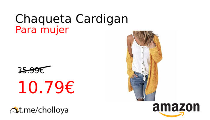 Chaqueta Cardigan