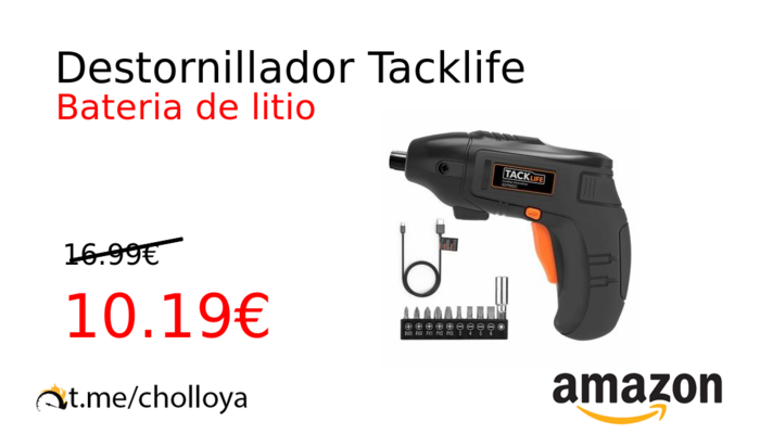 Destornillador Tacklife