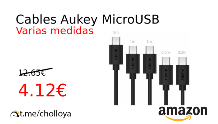 Cables Aukey MicroUSB