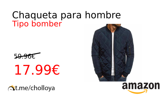 Chaqueta para hombre