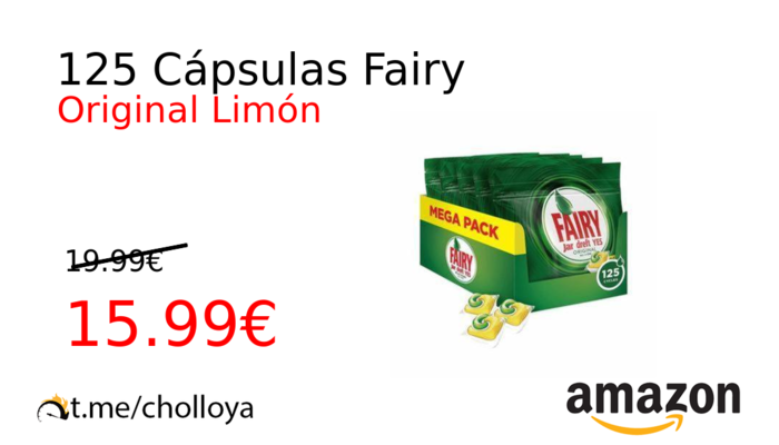 125 Cápsulas Fairy