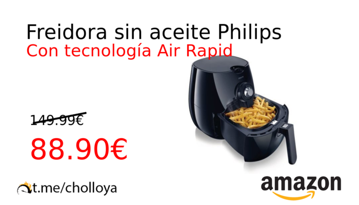 Freidora sin aceite Philips