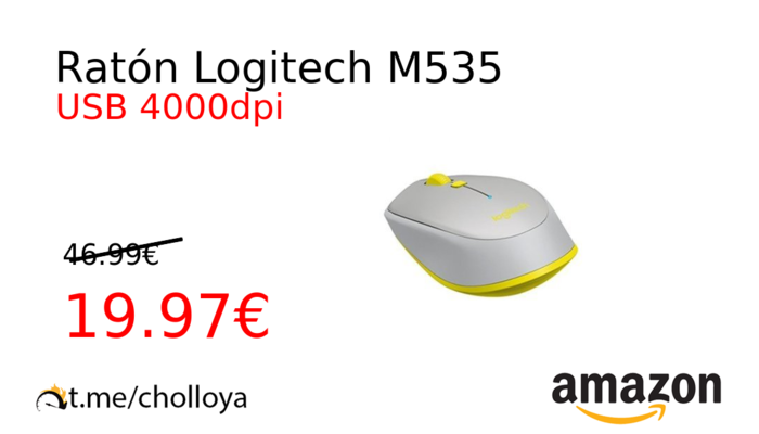 Ratón Logitech M535