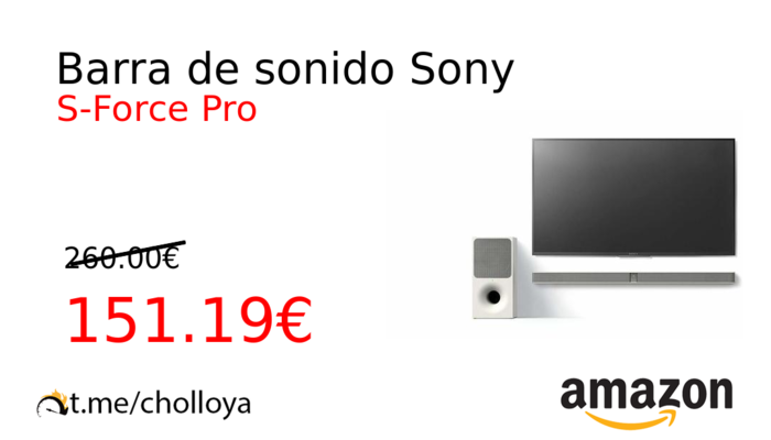 Barra de sonido Sony