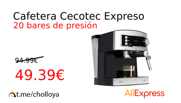 Cafetera Cecotec Expreso