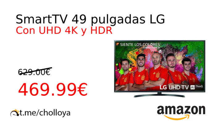 SmartTV 49 pulgadas LG