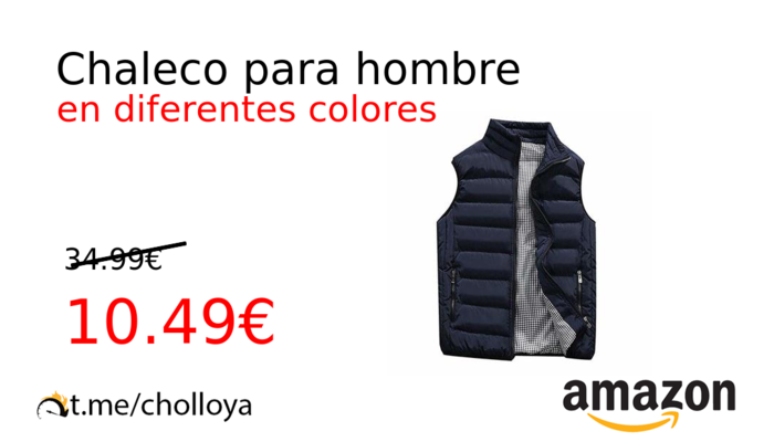 Chaleco para hombre