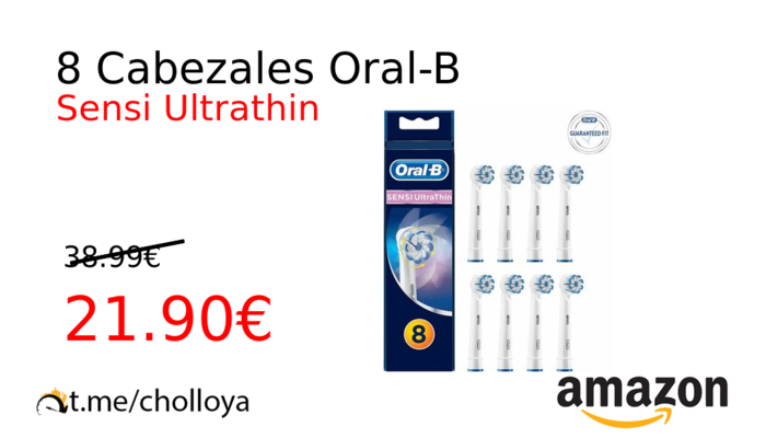 8 Cabezales Oral-B