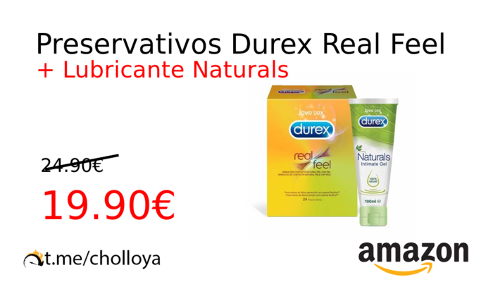 Preservativos Durex Real Feel 