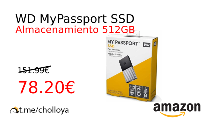 WD MyPassport SSD