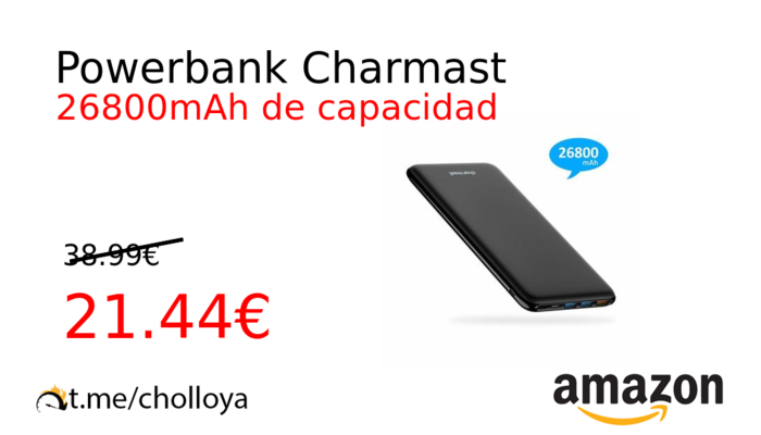 Powerbank Charmast