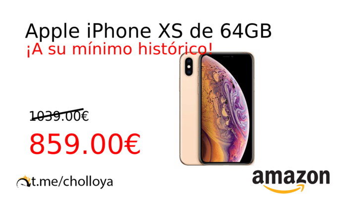 Apple iPhone XS de 64GB