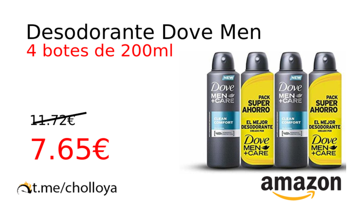 Desodorante Dove Men