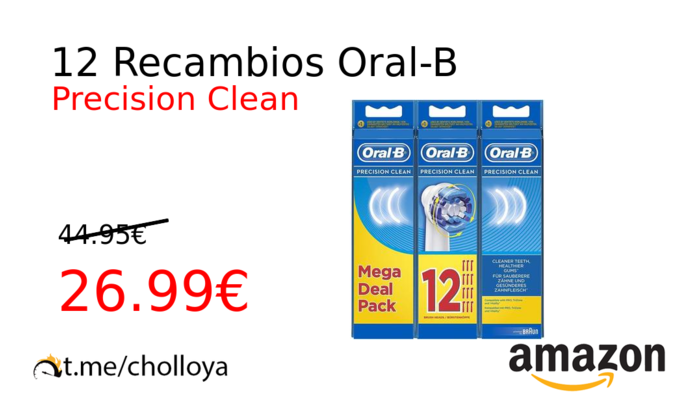 12 Recambios Oral-B