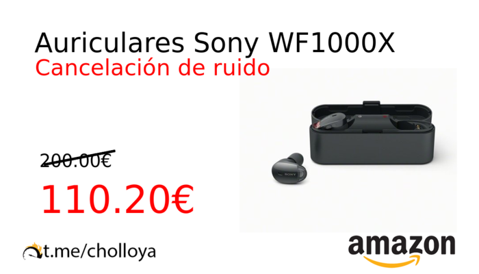 Auriculares Sony WF1000X